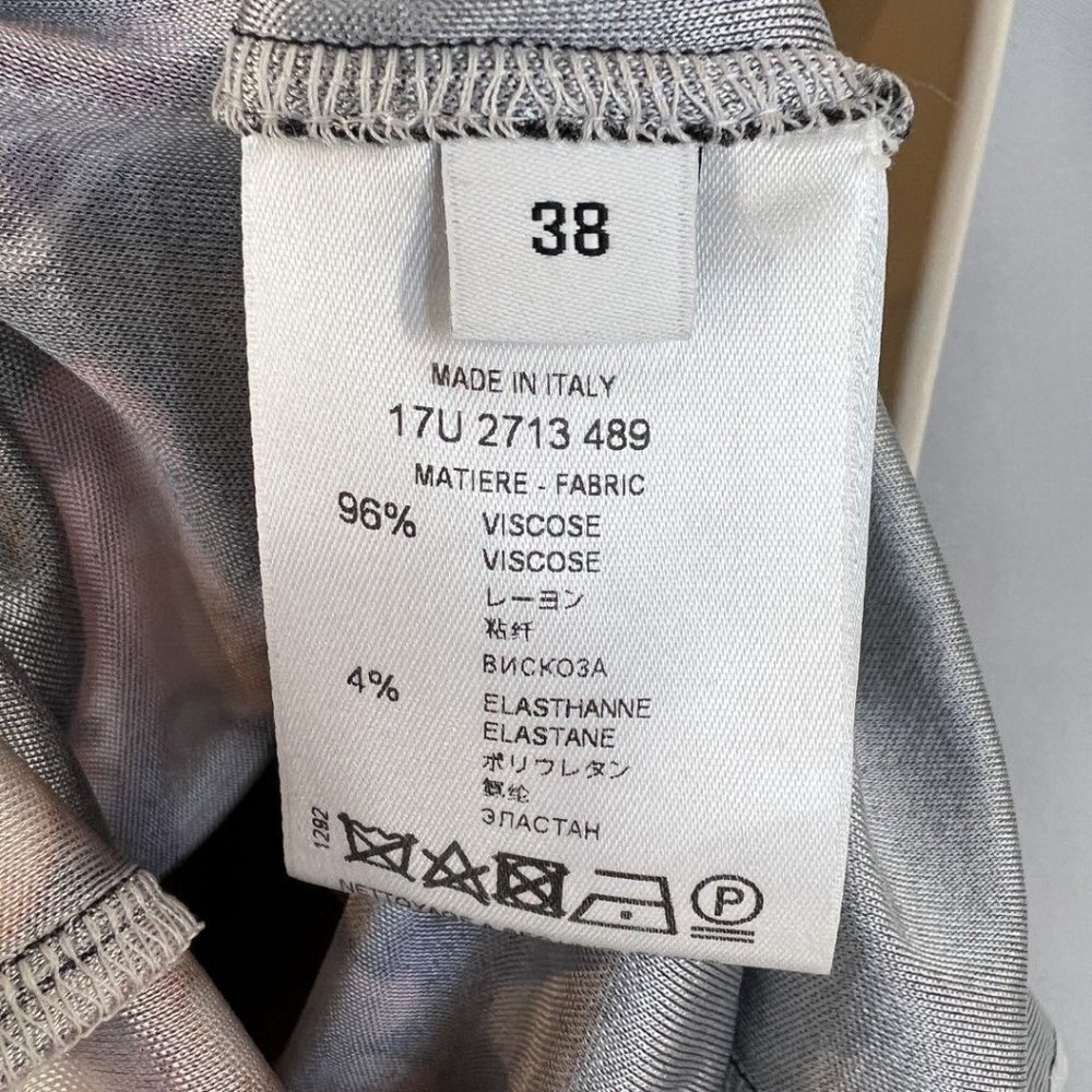 Givenchy Paris Black Orange Midi Dress $1,040 - Picture 12 of 14